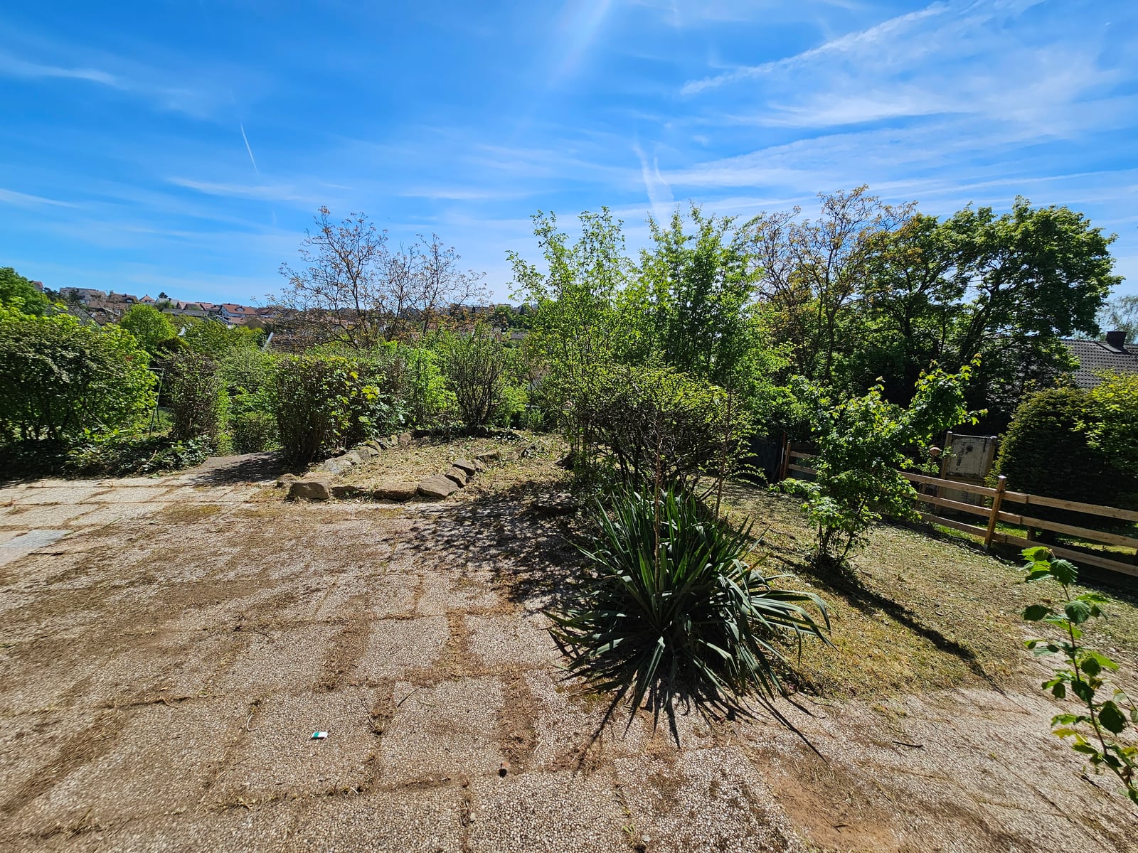 Gartenflächen nach der Pflege